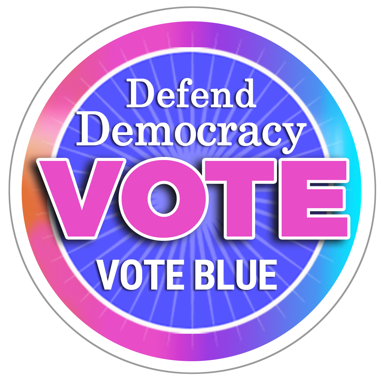 Defend Democracy. VOTE on or before TUES, NOV 7