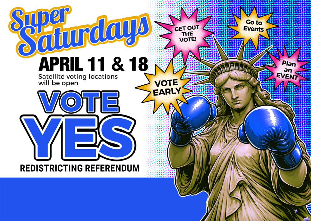 Super Saturdays. April 11 & 18. Satellite office will be open.