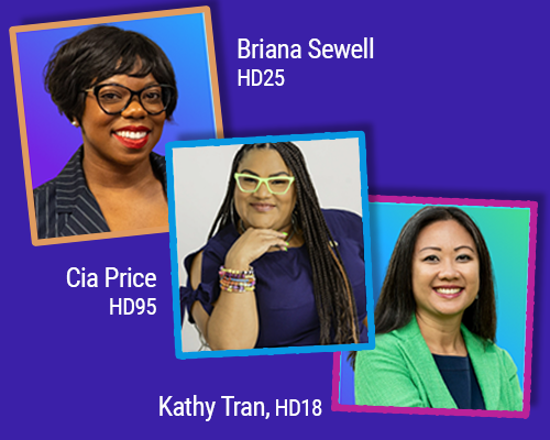 Fight Back VOTE YES Phonebank with Delegates Briana Sewell,
Cia Price, and
Kathy Tran
