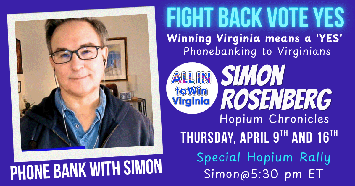 Fight Back VOTE YES Phonebank with Simon Rosenberg